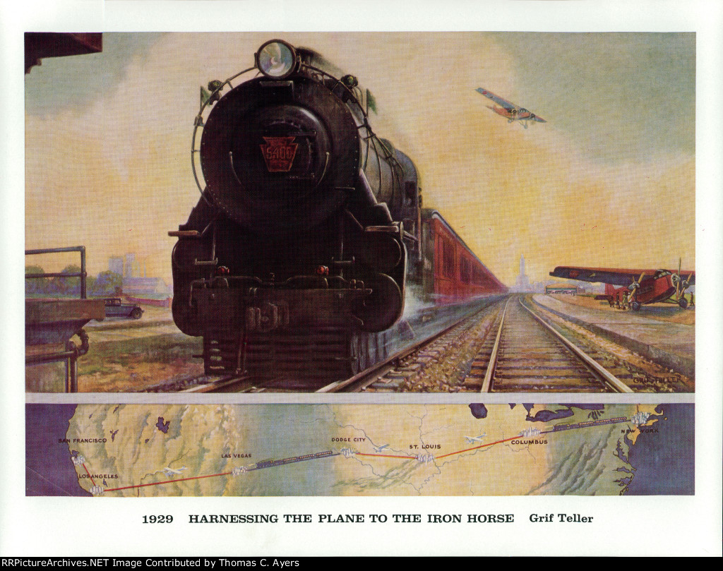 Teller, "Harnessing The Plane To The Iron Horse," 1929